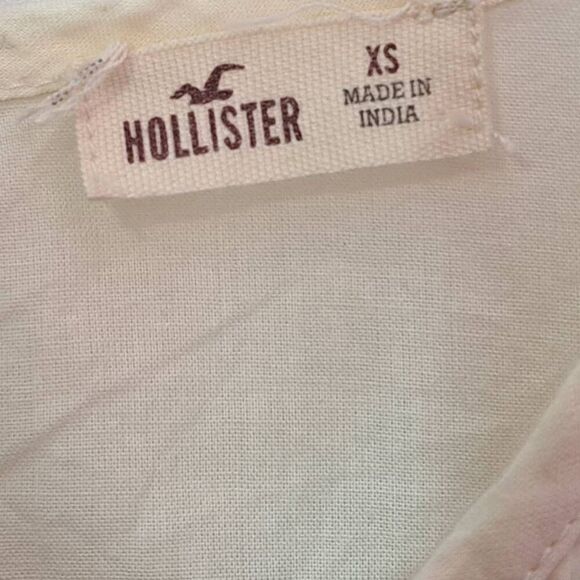 Hollister Women's Boho Cotton and Lace Tank size XS Cream - Picture 5 of 6